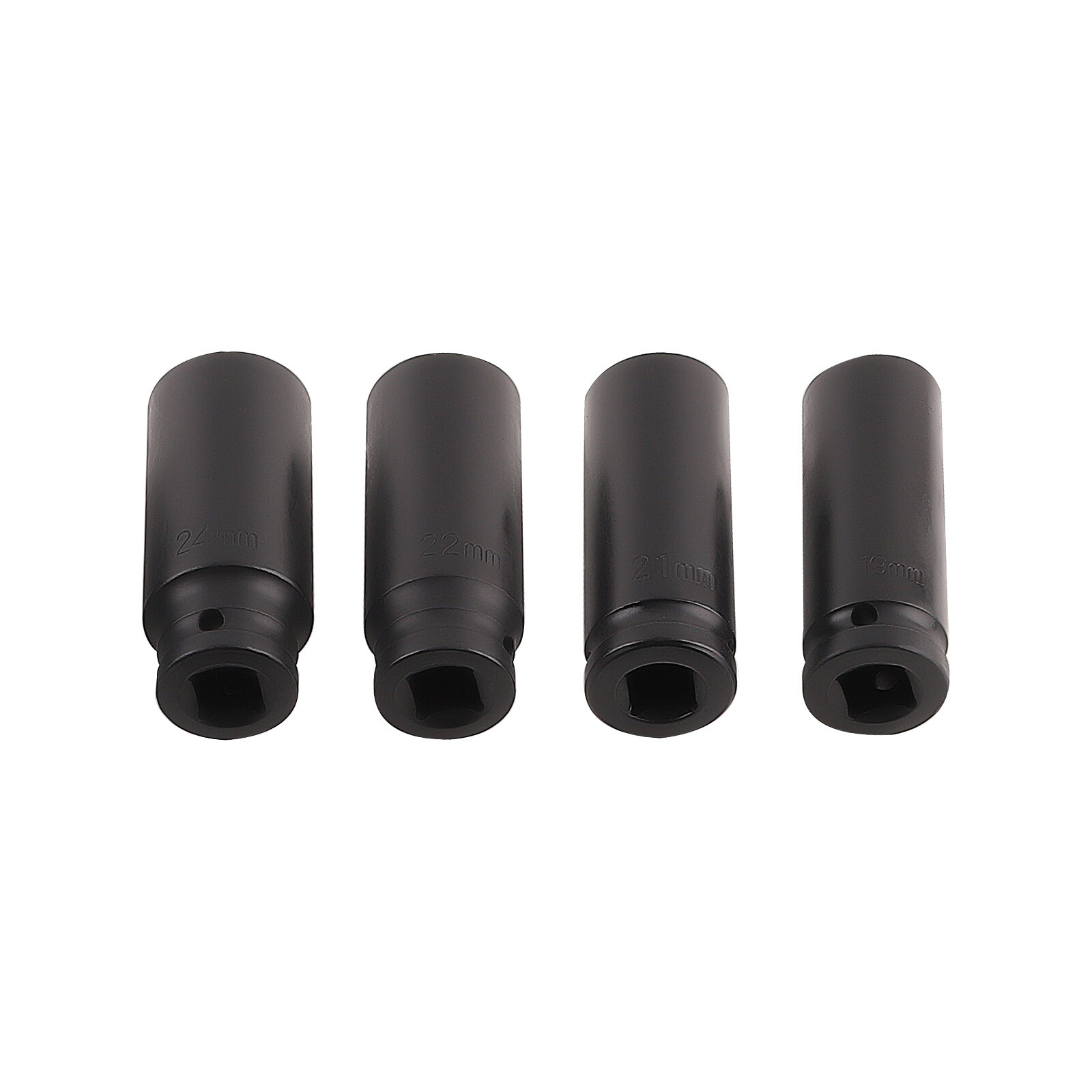 35pc 1/2" Deep Impact Socket Set Drive 8-32mm 6 Point Metric Garage Tool New