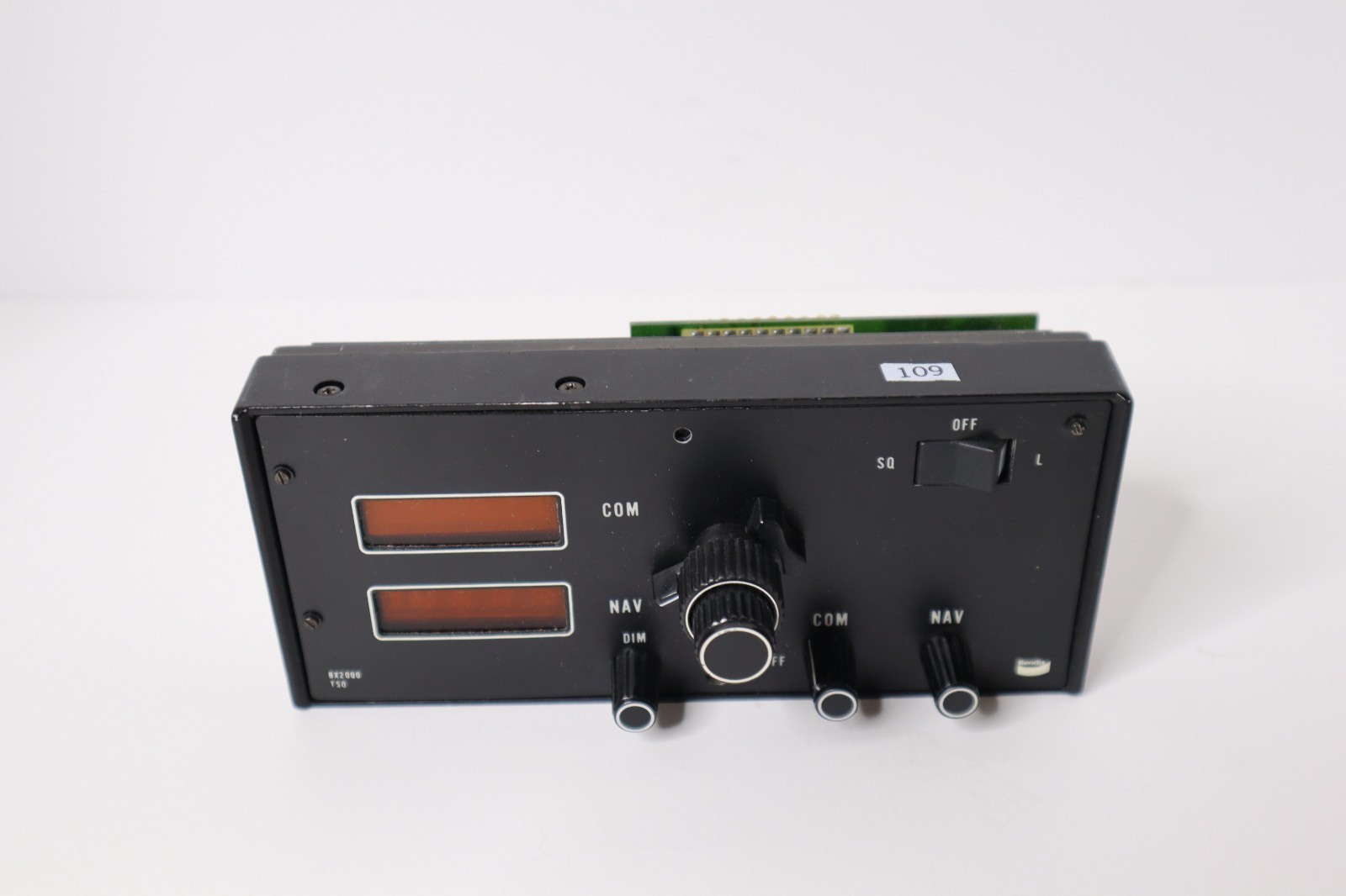 Bendix BX2000 COM NAV Front Panel Assembly 3604169-0507