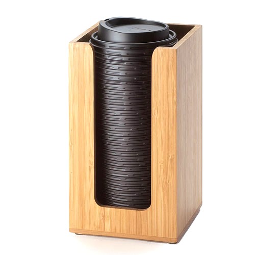 Cal-Mil CalMil 29860 4 in x 4 in Bamboo Lid Dispenser