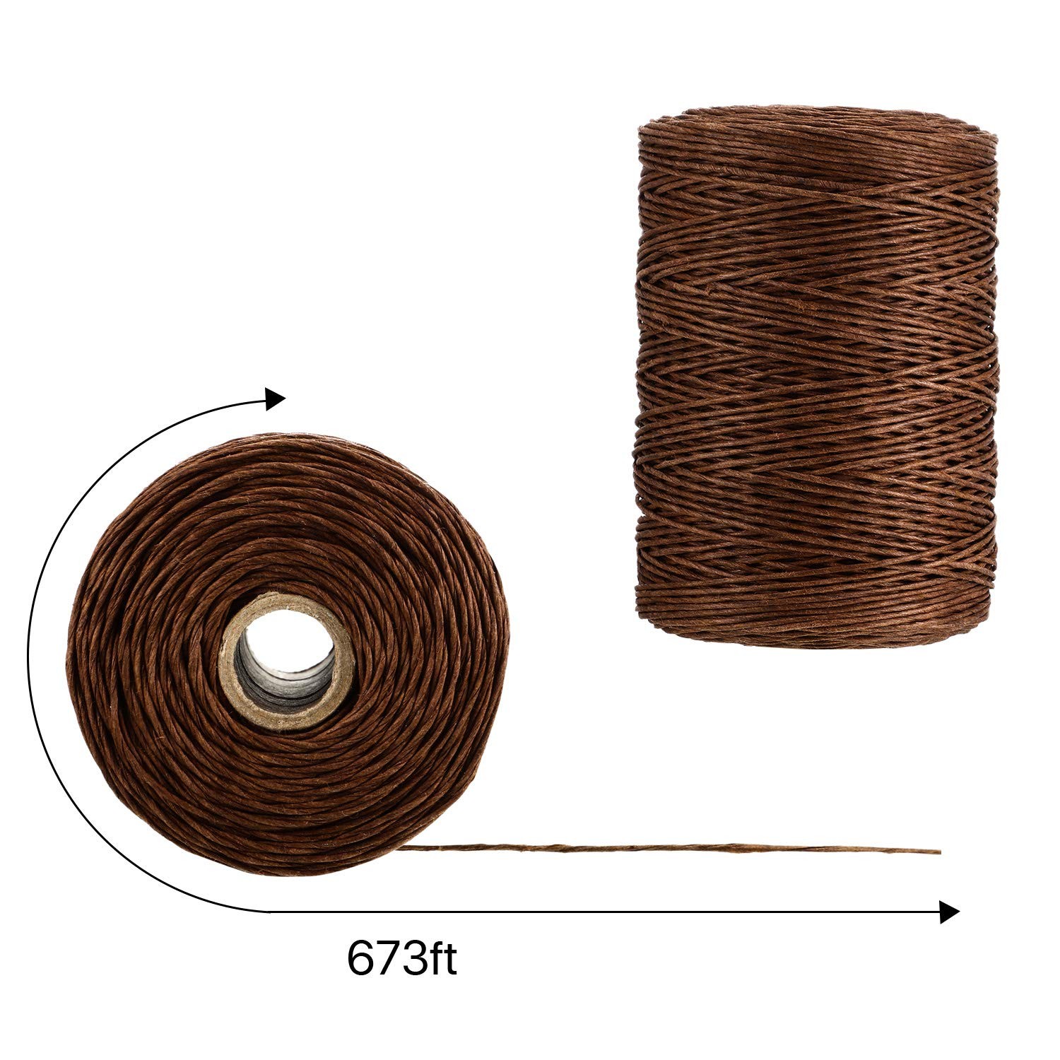 673 Ft Rustic Wrapping Wire Floral Vine Wire Paper Covered Bind Wire for Crafts