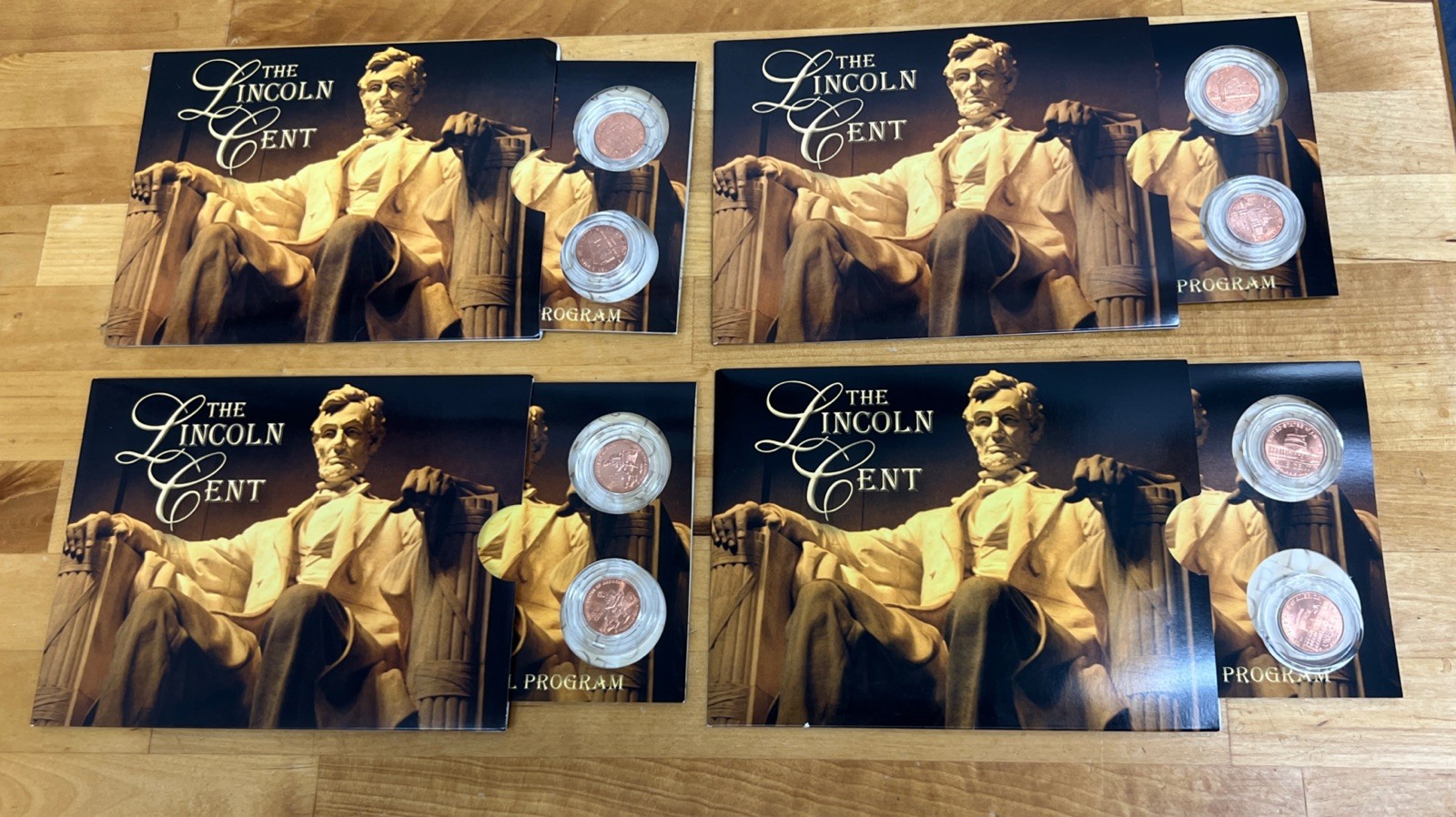 2009 P & D  The Lincoln Cent - Bicentennial Program Set - Issue 1-4