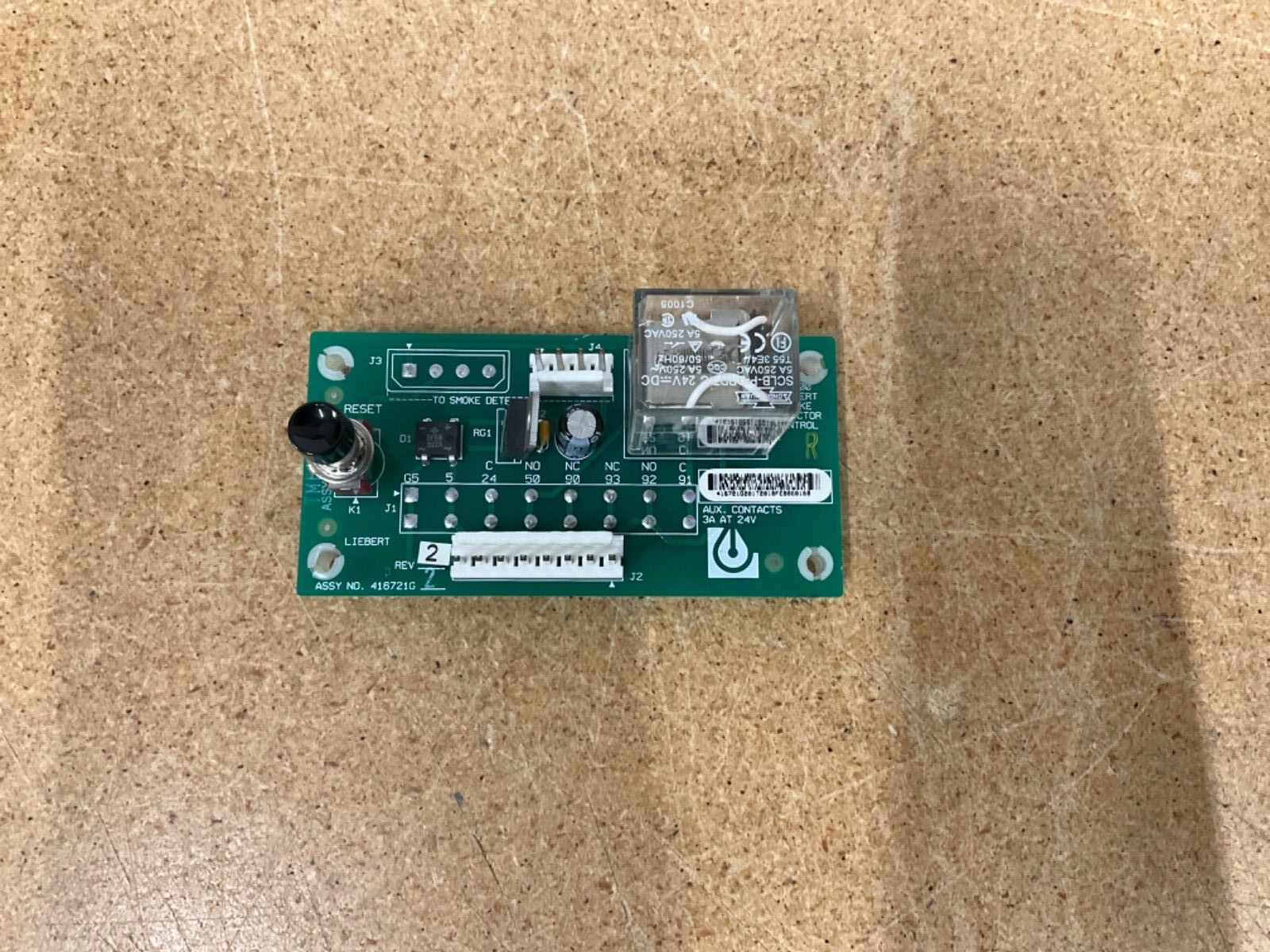 LIEBERT SMOKE DETECTOR CONTROL 416721G2 REV. 2