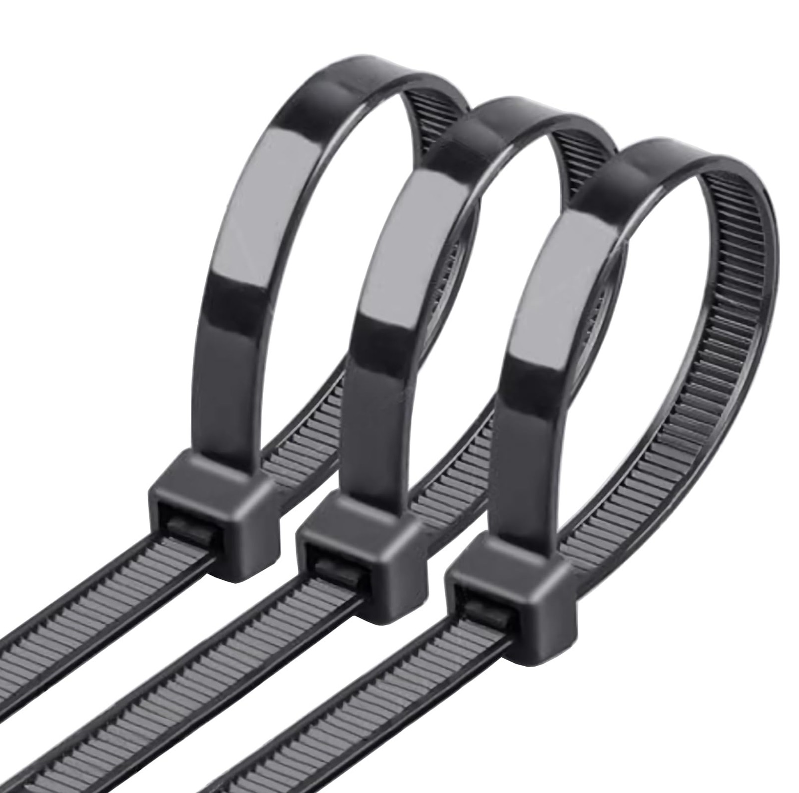 Heavy Duty Cable Ties 24 Inch 50 Pack, UV Resistant Outdoor Zip Ties with 200...