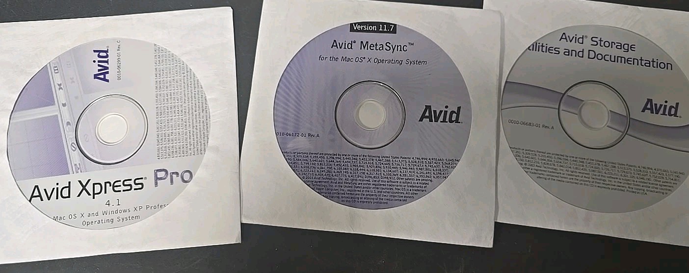 Video Editing Software Lot: Avid Express Pro, Avid Express DV, NewTek VT4