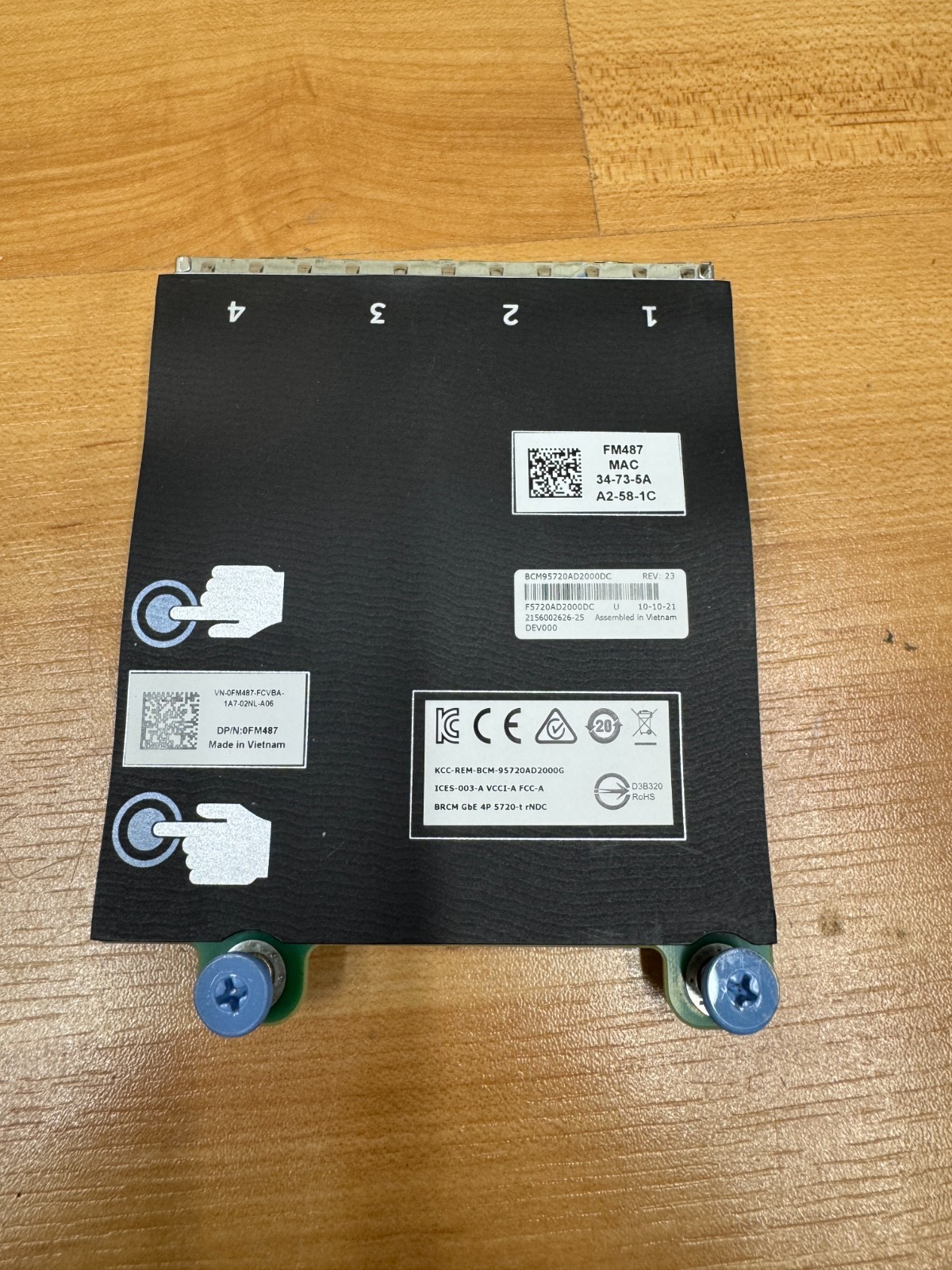DELL Networking Card 0FM487