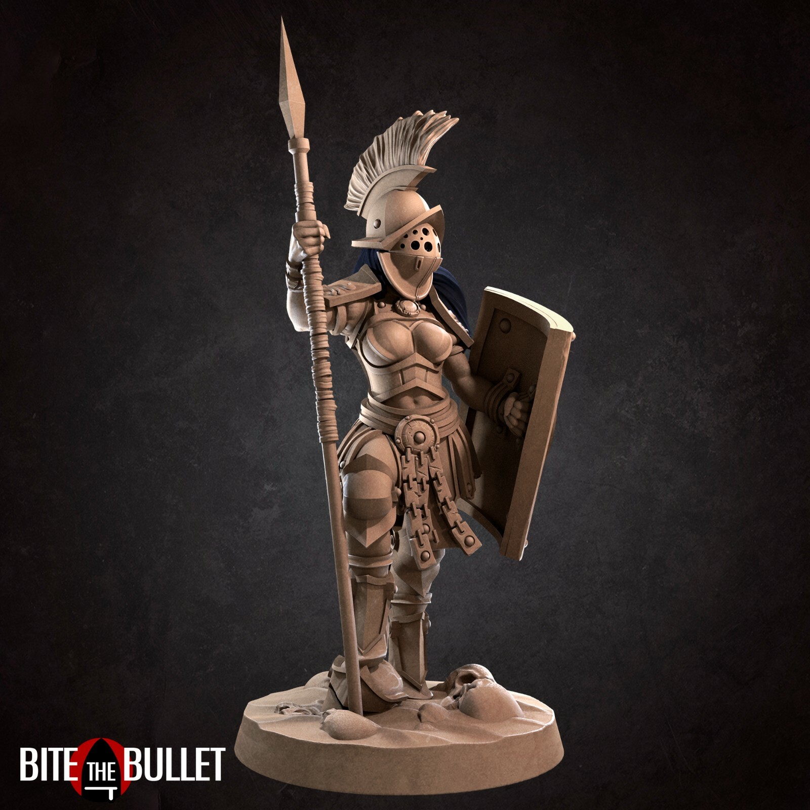 Kalista - Spartan Gladiator Bite the Bullet Pinup 32mm Fantasy Fantasy D&D