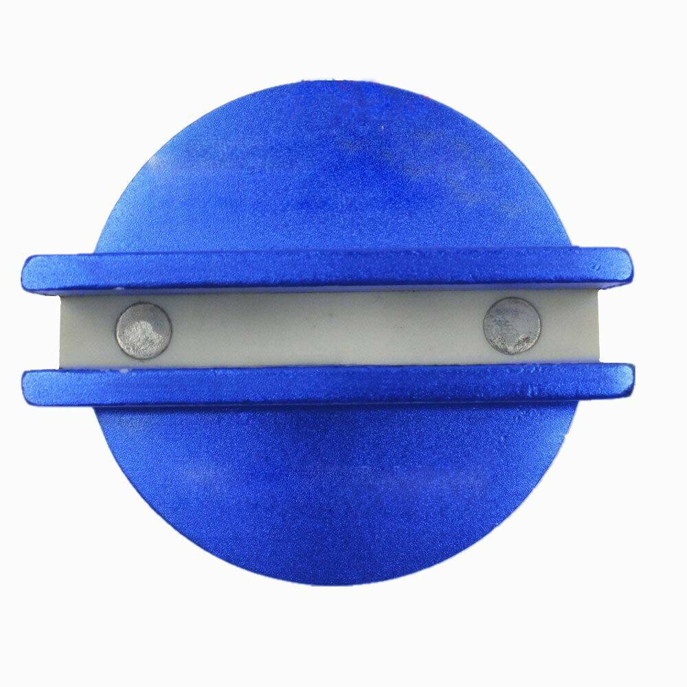 2Pcs Blue Slotted Magnetic Jack Pad Pinch Weld Rail Adapter