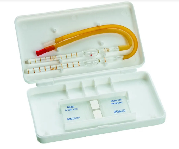 Haemocytometer With WBC RBC Pippette & Cover Slips For Laboratory Operations