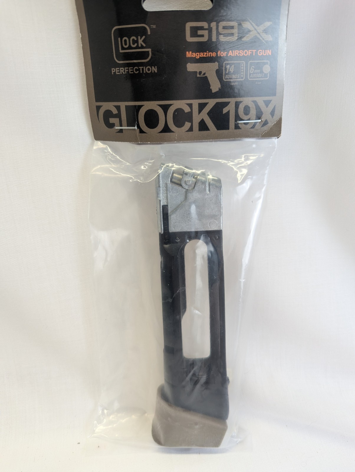 Magazine For Airsoft Replica G19X Gen5 Co2 Item 2276338 Holds 14 Rounds 6mm