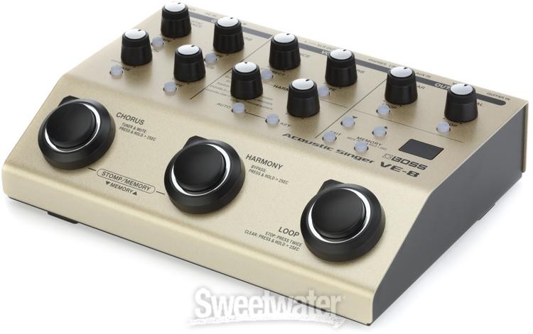 Boss VE-8 Acoustic Singer Effects Processor Pedal