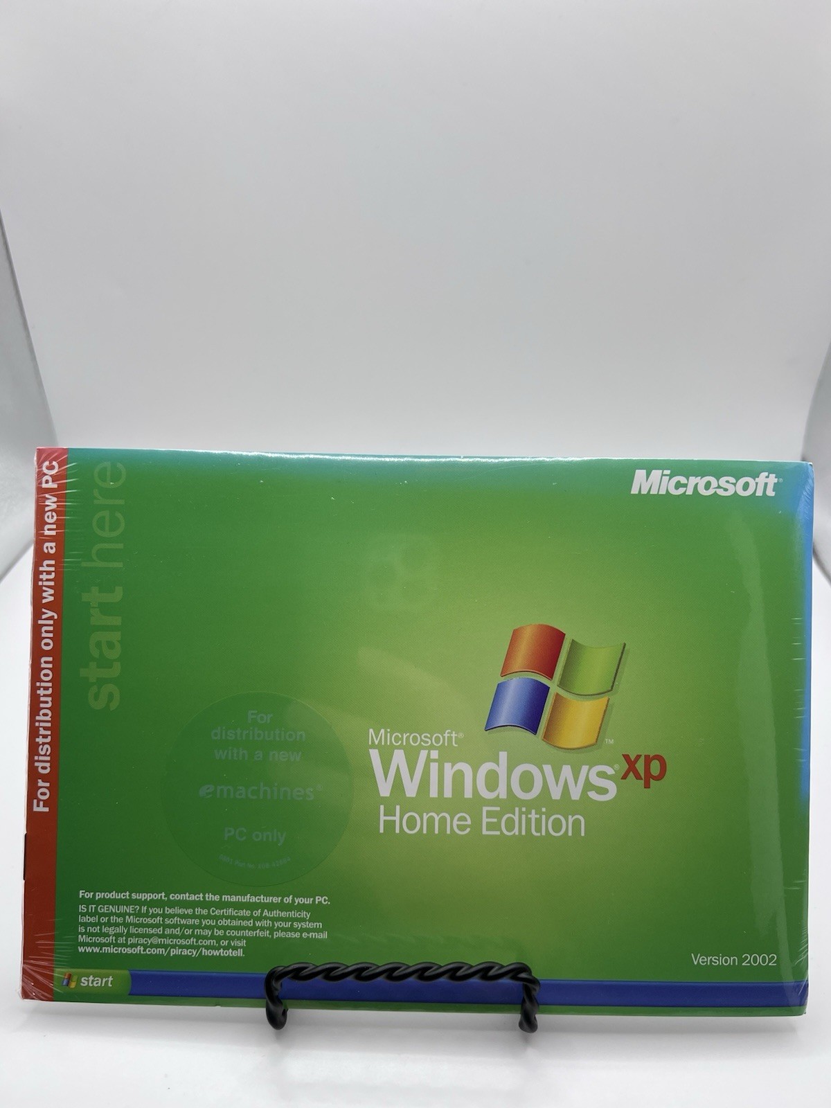 Microsoft Windows XP Home Edition Version 2002 for emachines PC - NEW SEALED