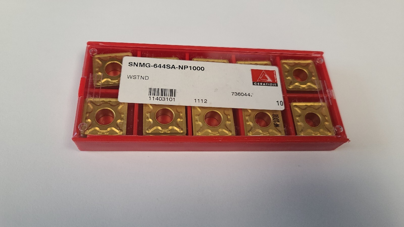 SNMG-644 Carbide Inserts (10 Pieces)