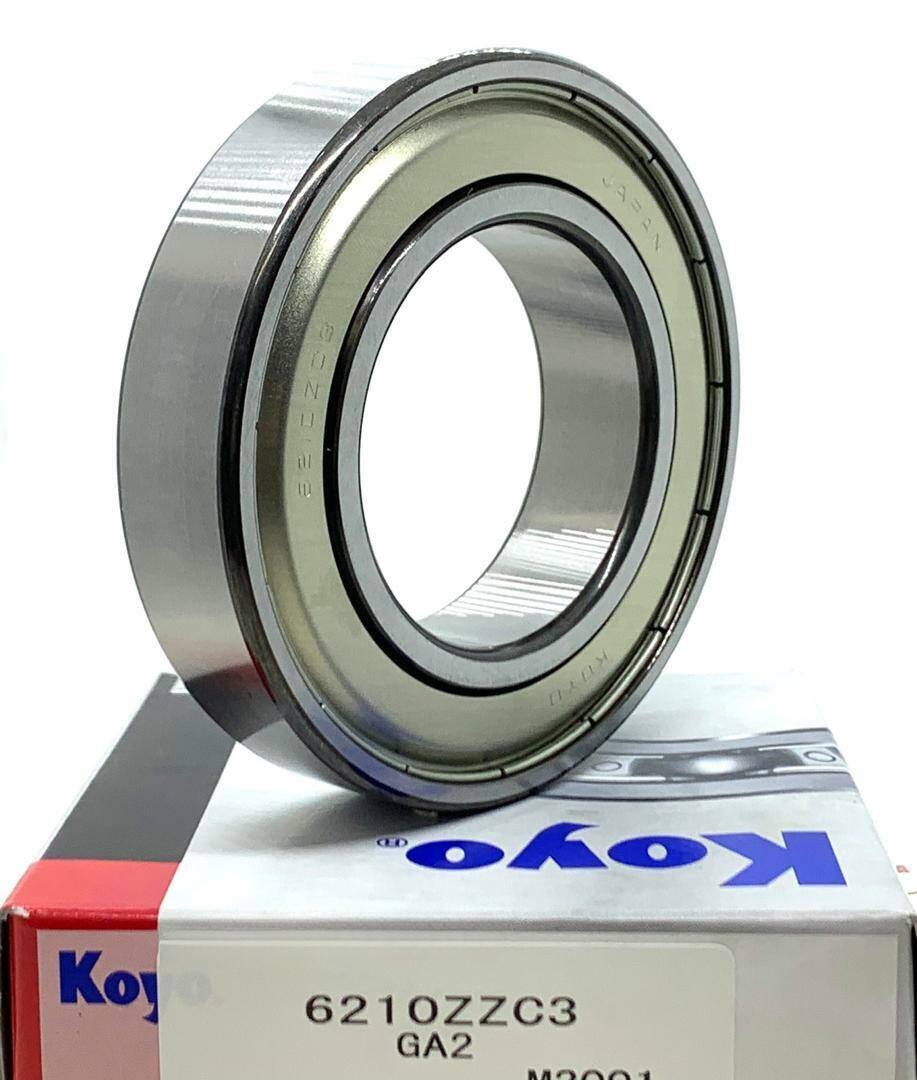 NEW KOYO 6210 ZZ C3 DEEP GROOVE BALL BEARING METAL SHILEDED 50x90x20