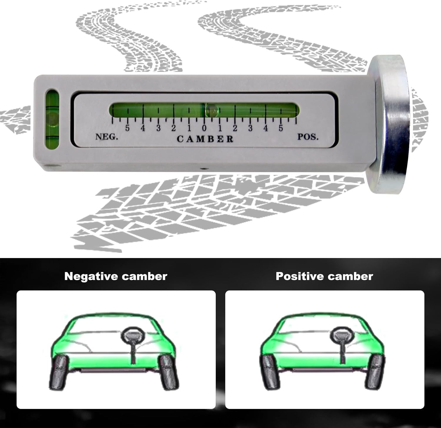 Magnetic Wheel Alignment Gauge Camber Caster Tool