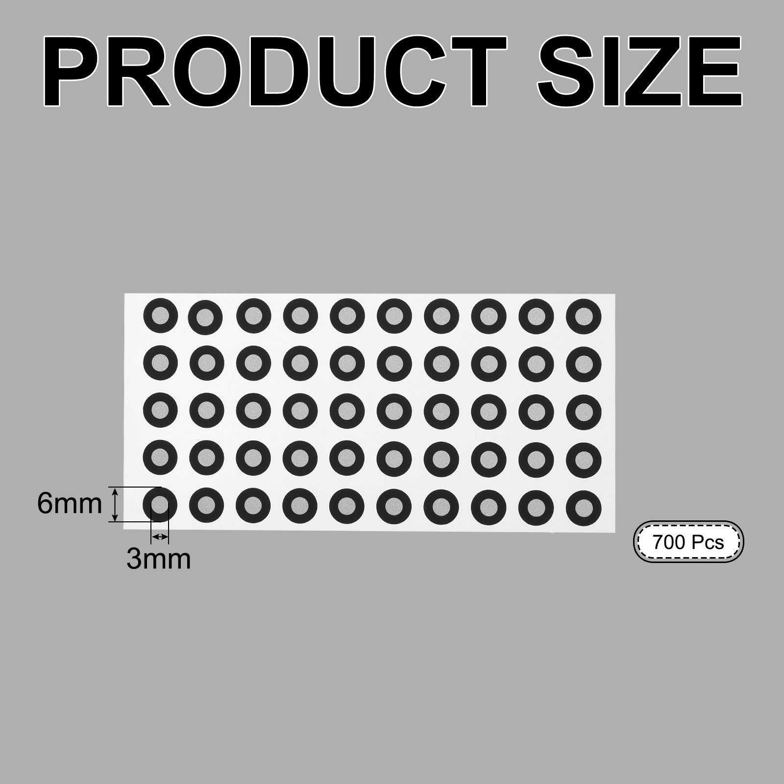700Pcs 3mm 3D Scanning Markers Dots High Reflective