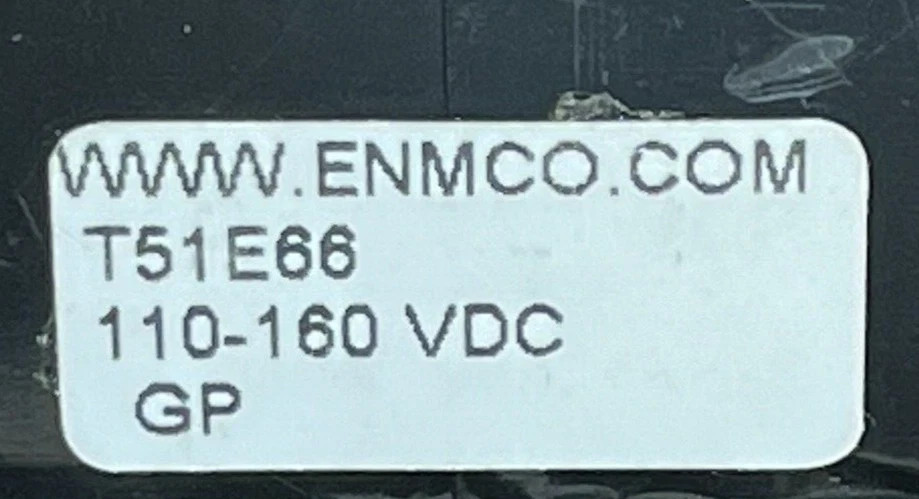 ENM T51E66 Hour Meter 110-160 VDC