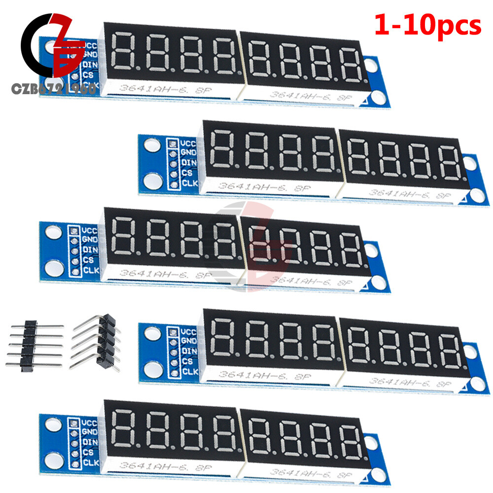 MAX7219 8-Bit LED Display 7 Segment Digital Tube Module For Arduino Raspberry Pi