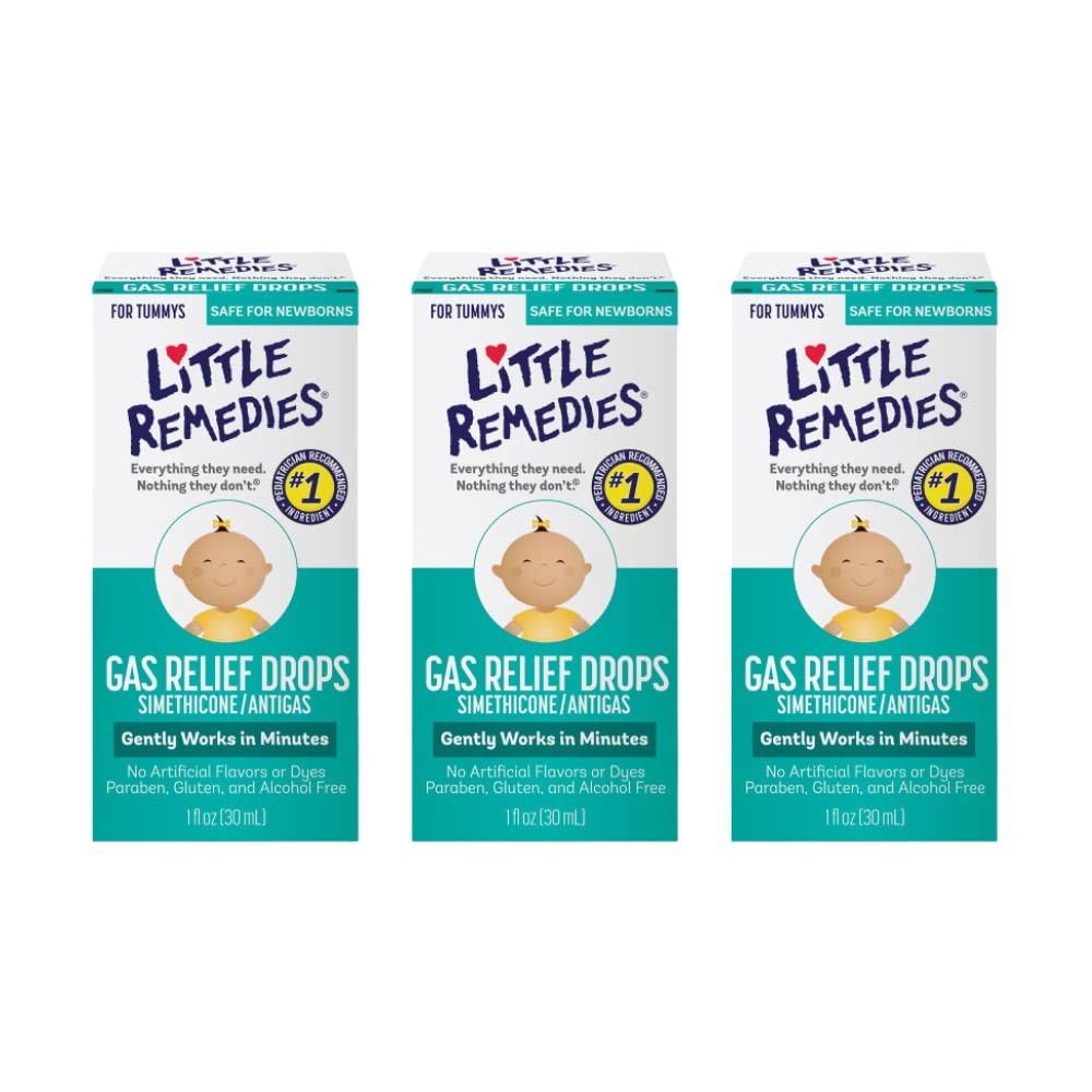 Little Remedies Gas Relief Drops, Natural Berry Flavor, Safe for Newborns 1.0...