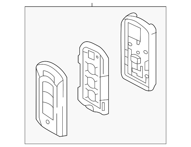 Genuine Mitsubishi Keyless Entry Transmitter 8637C803