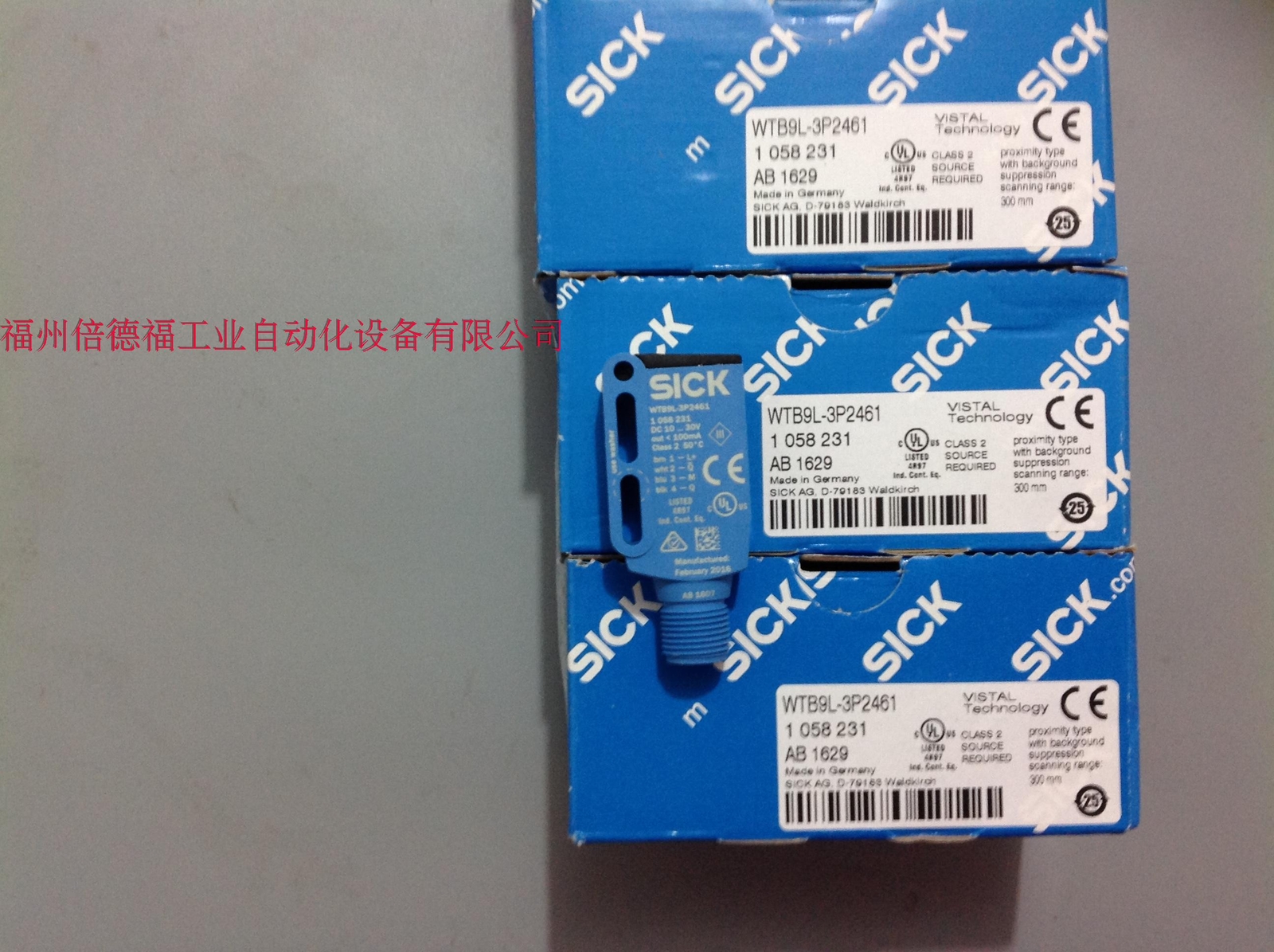 Original SICK sensor 1058231 WTB9L-3P2461