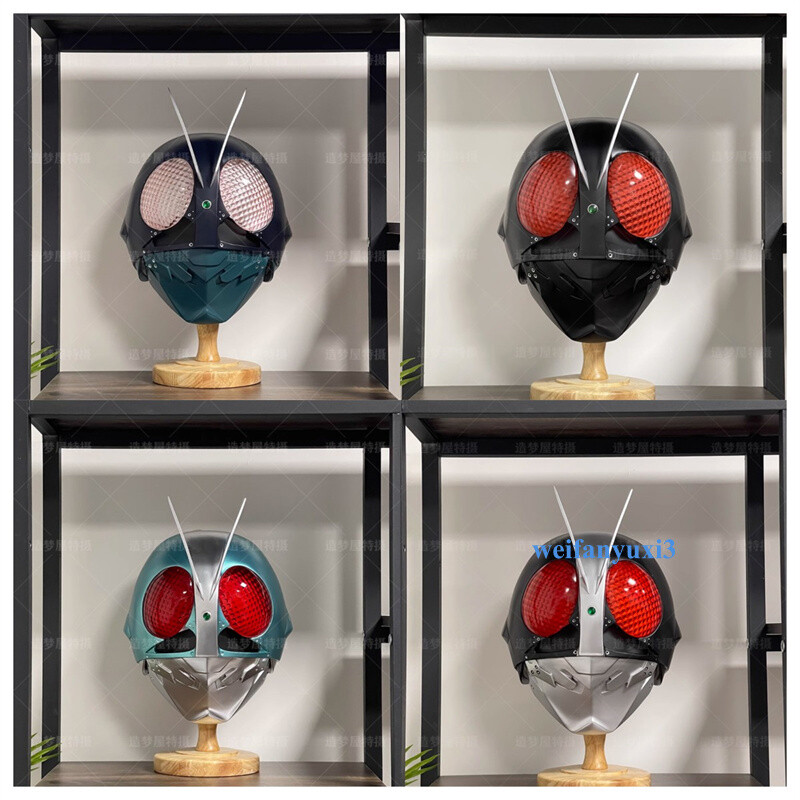 Kamen Rider Cosplay Helmet New 1:1 Wearable LED Figure Masked Rider Cosplay Prop