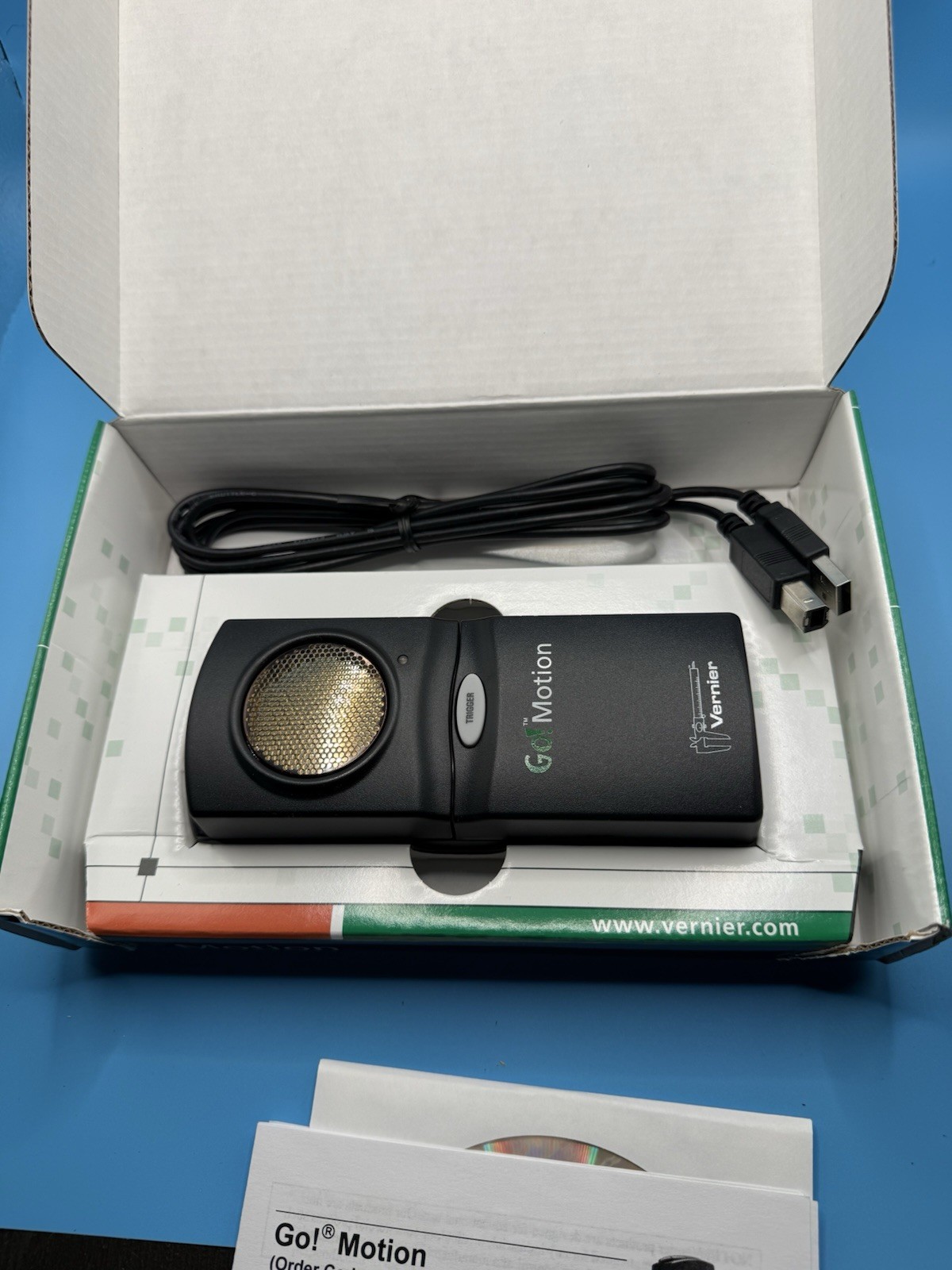 New Vernier Go! Motion Velocity & Acceleration Sensor~USB Logger Lite Software