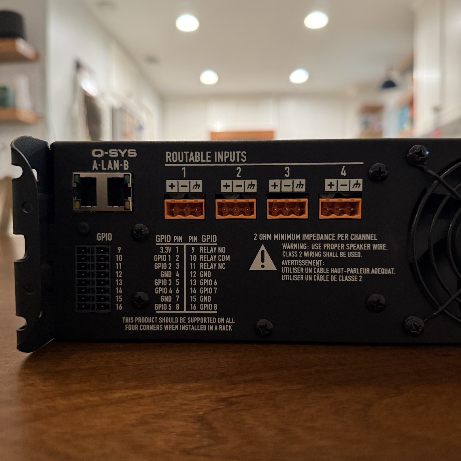 QSC DPA 4.2Q Q-SYS Cinema Network Audio Amplifier