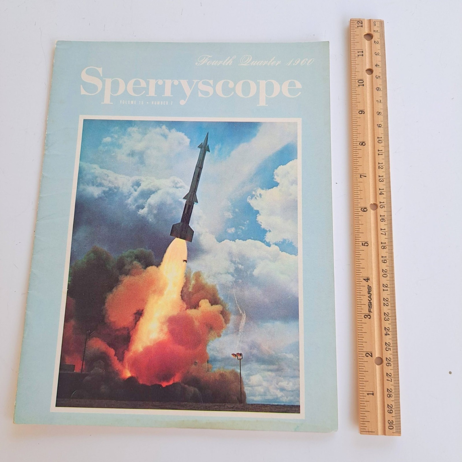 1960 Sperryscope Magazine Vol 15 No 7 Polaris Nike Zeus Missile Univac Navy