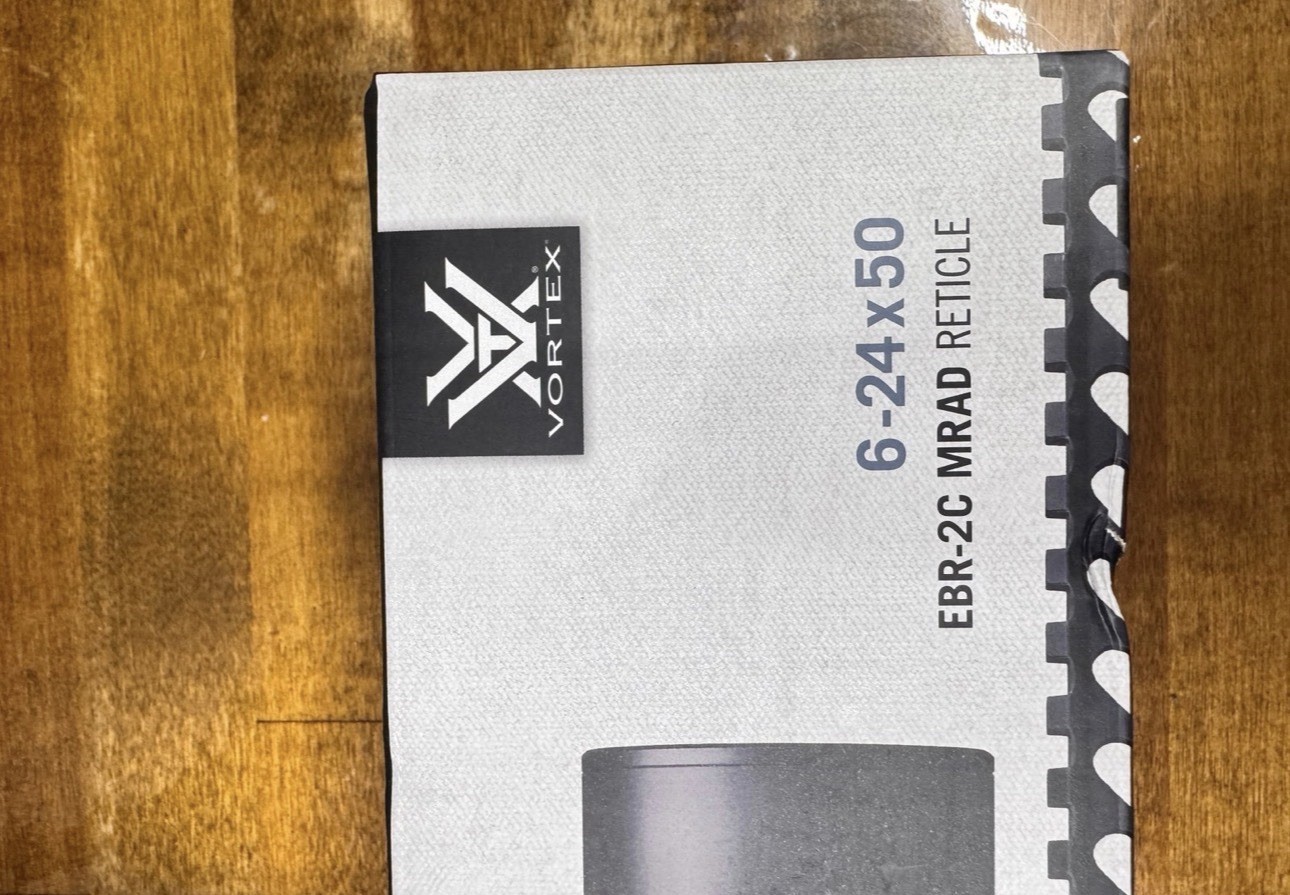 Vortex Diamondback Tactical 6-24x50 EBR-2C MRAD First Focal Plane