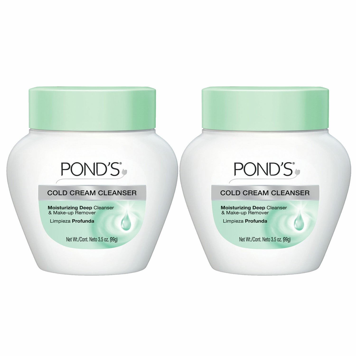 (2 Pack) NEW Pond's Cold Cream Cleanser 3.50 Ounces