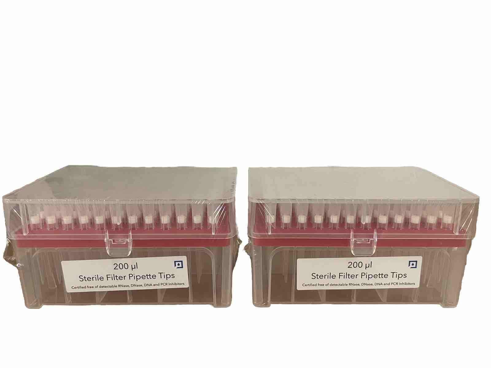 Filtered Micropipette Pipette Tips, 200ul, 960 Count