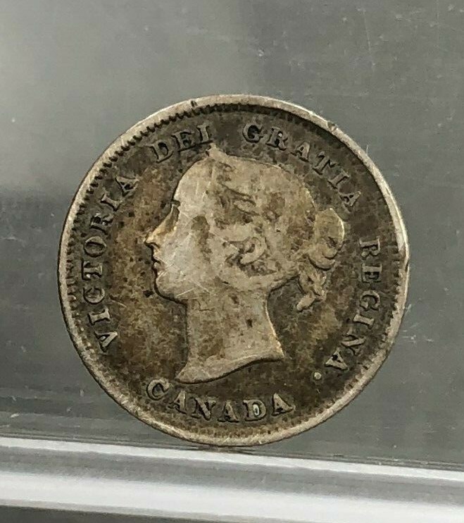 1888 CANADA ~ SMALL SIVER 5 CENT COIN