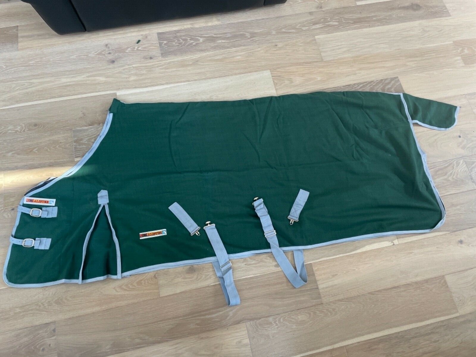 NEW 82" MCALISTER SOFT FLEECE GREEN DRESS COOLER SHEET