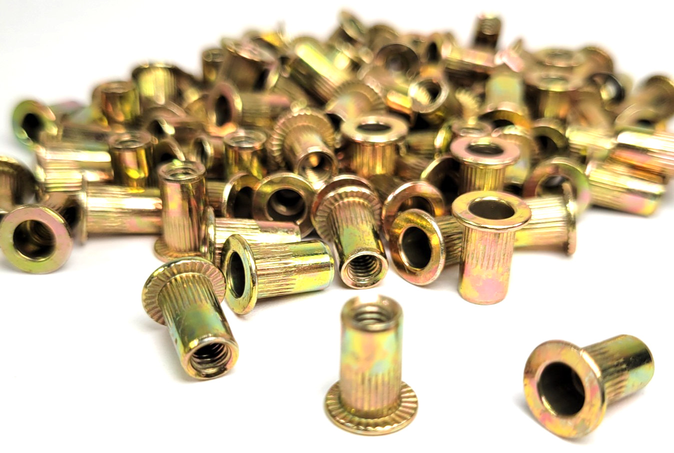 Threaded Insert Metric Nutsert M4 Rivet Nut RivNut Metric - 100 PCS
