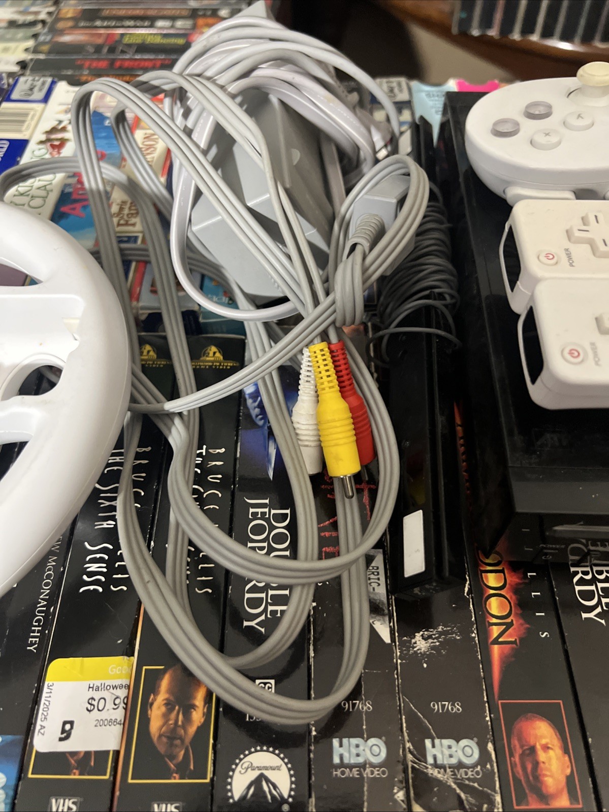 Nintendo Wii Console Bundle – 3 Controllers, Accessories,Cables – Tested/Working