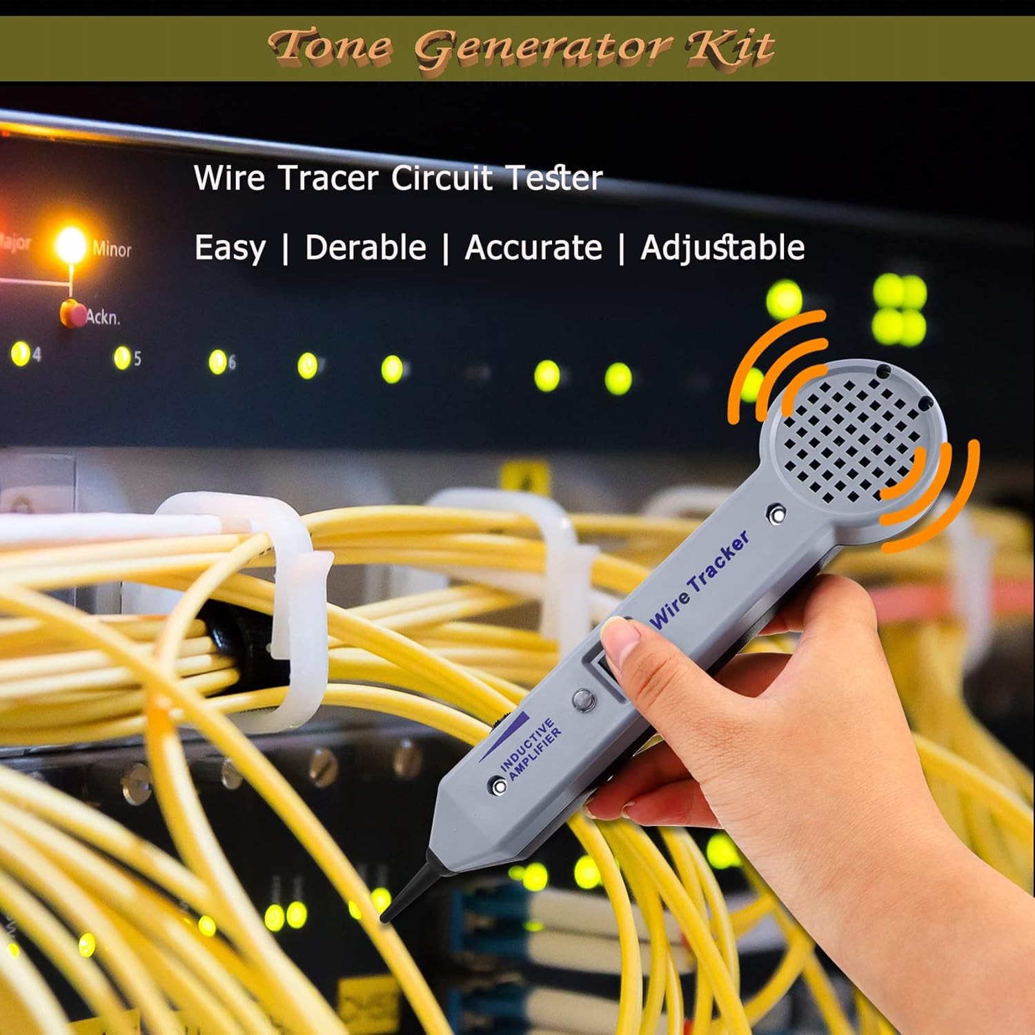 2025 200EP Tone Generator Kit, High Accuracy Wire Tester Kit for Network Ca US