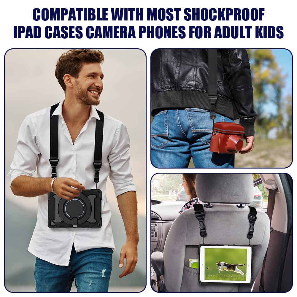 3 PACK Adjustable Shoulder Strap, Durable Nylon Neck Portable Lanyard, Suitab...