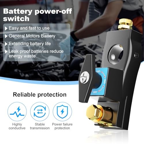 Battery Disconnect Switch, Heavy Duty Battery Shut Off Switch, General High 1