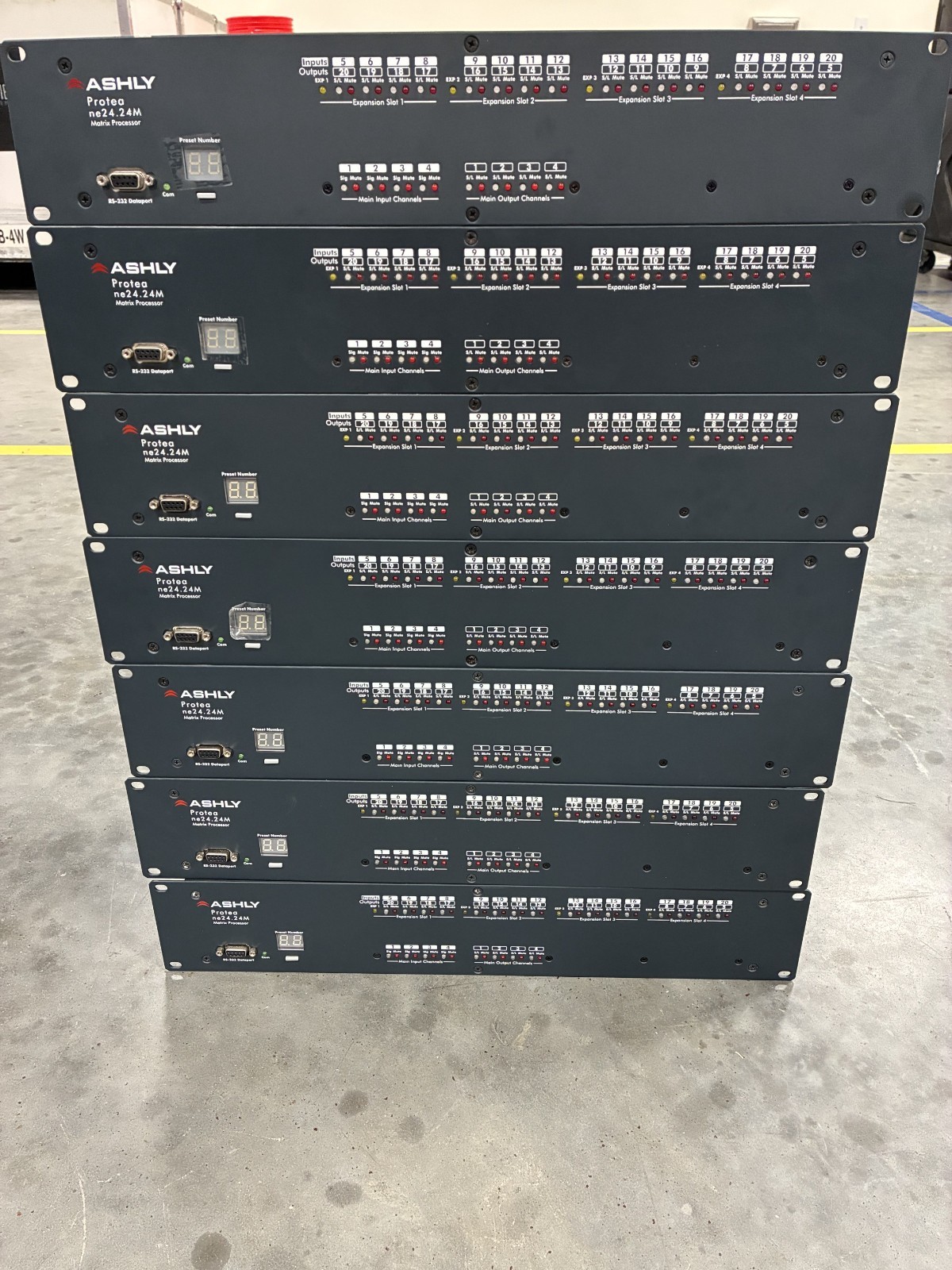 Ashly Protea Ne24.24m DSP Matrix Processor, 8 inputs/16 outputs (multiple avail)