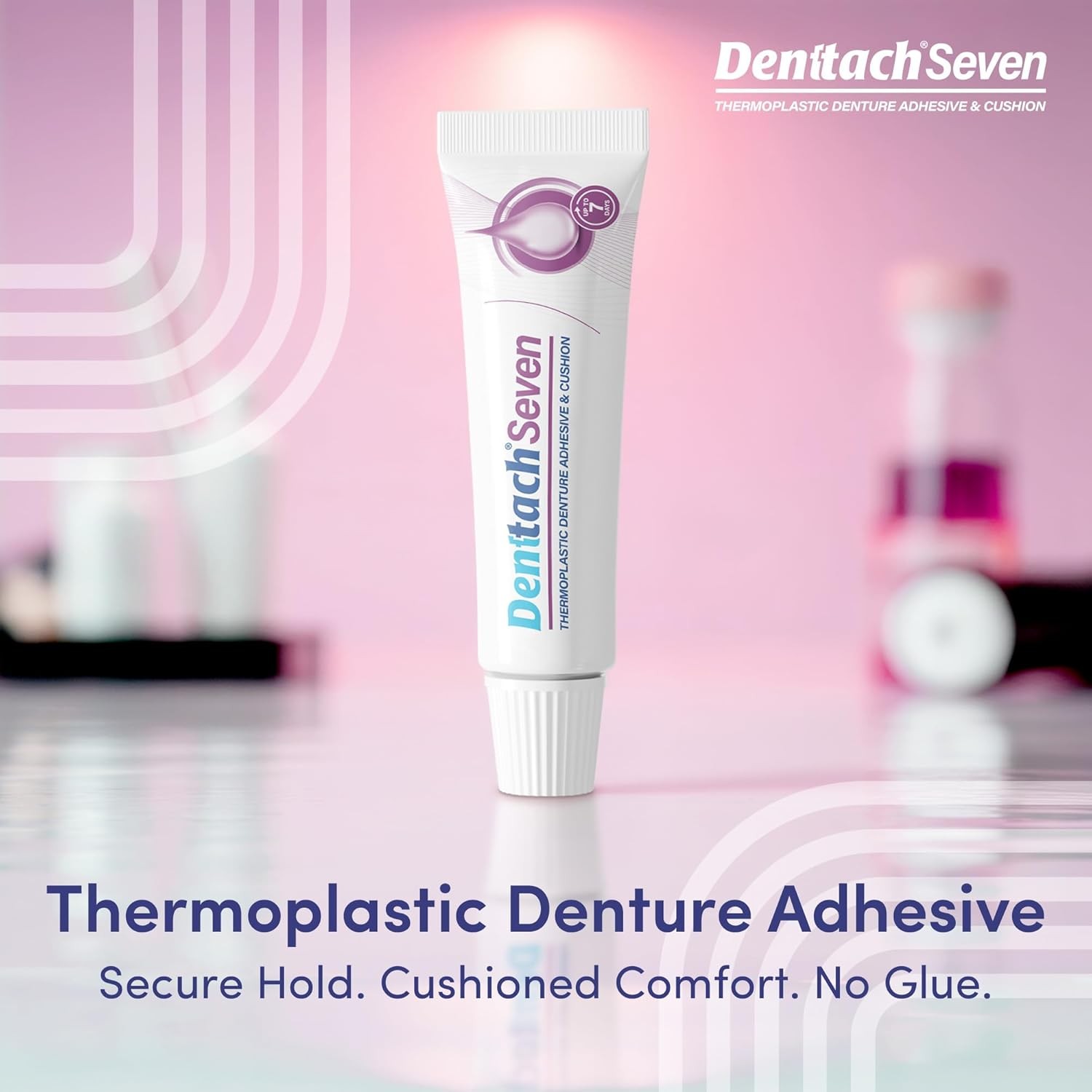 Denttach Seven Denture Adhesive, Thermoplastic Cushion,...