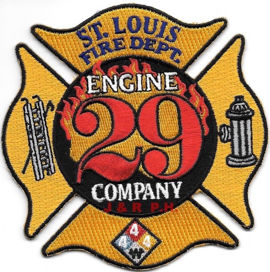 St. Louis  Engine-29, Missouri  small (4" x 4" size) fire patch