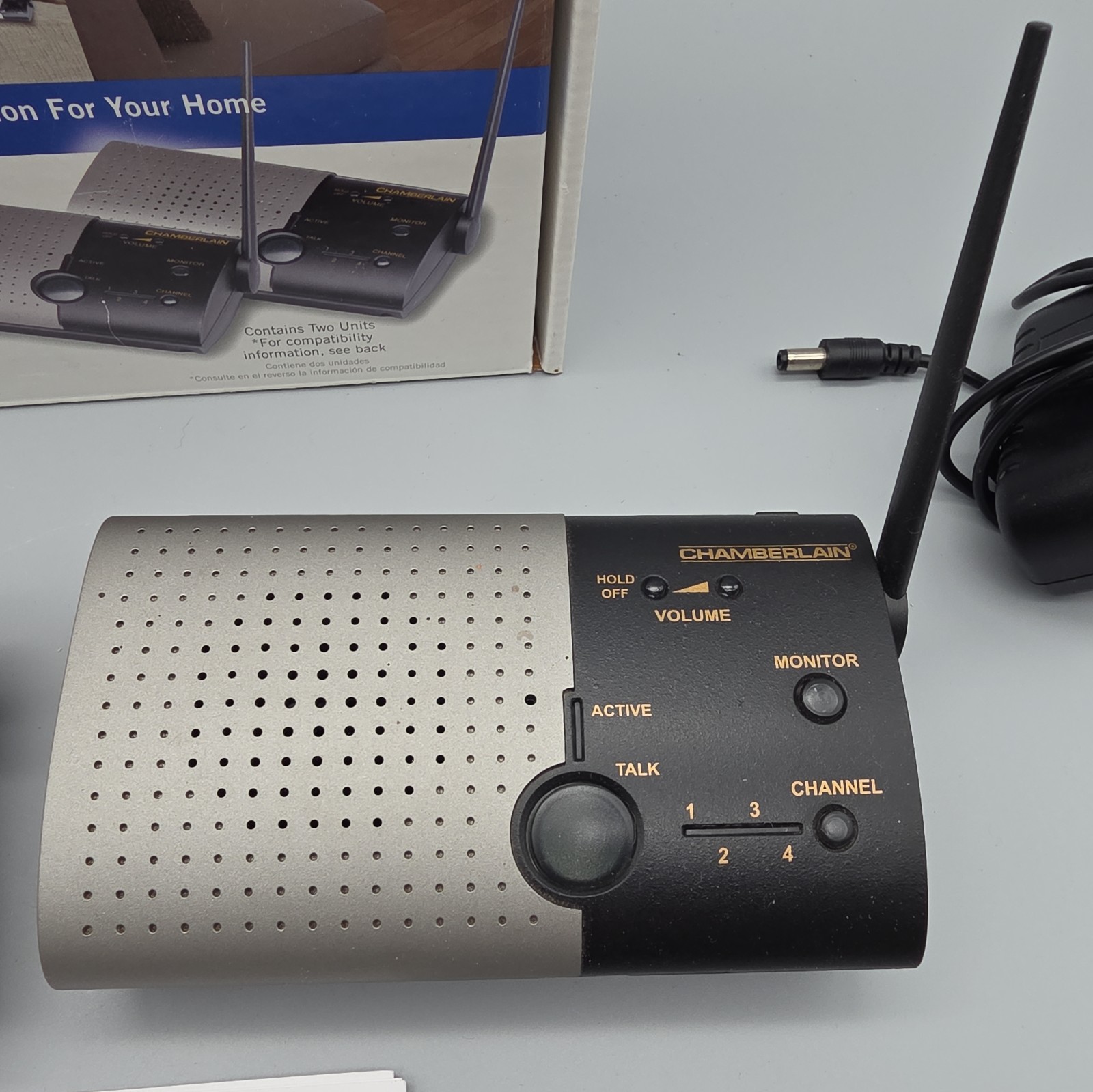 Chamberlain NLS2 Wireless Portable Intercom Double Unit 900 MHz Communication