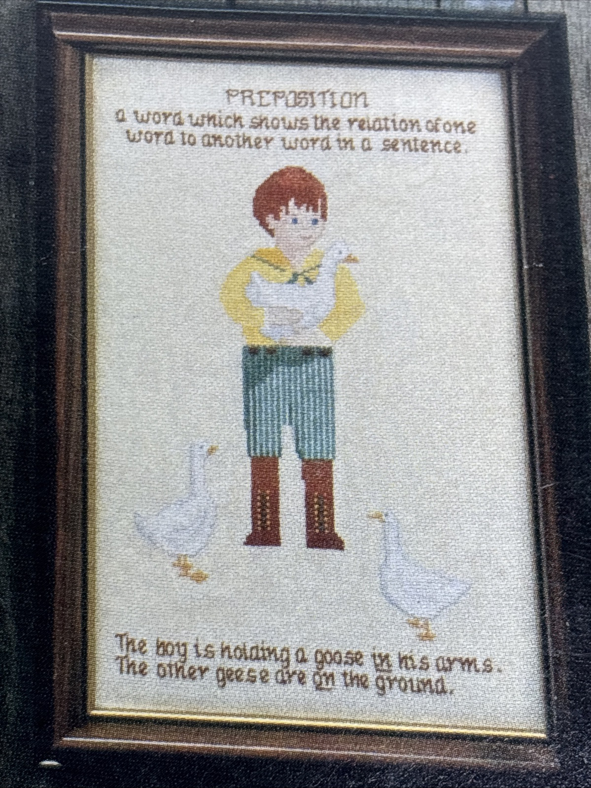 June Grigg Graphs for Grammar Book 16 Cross Stitch Pattern