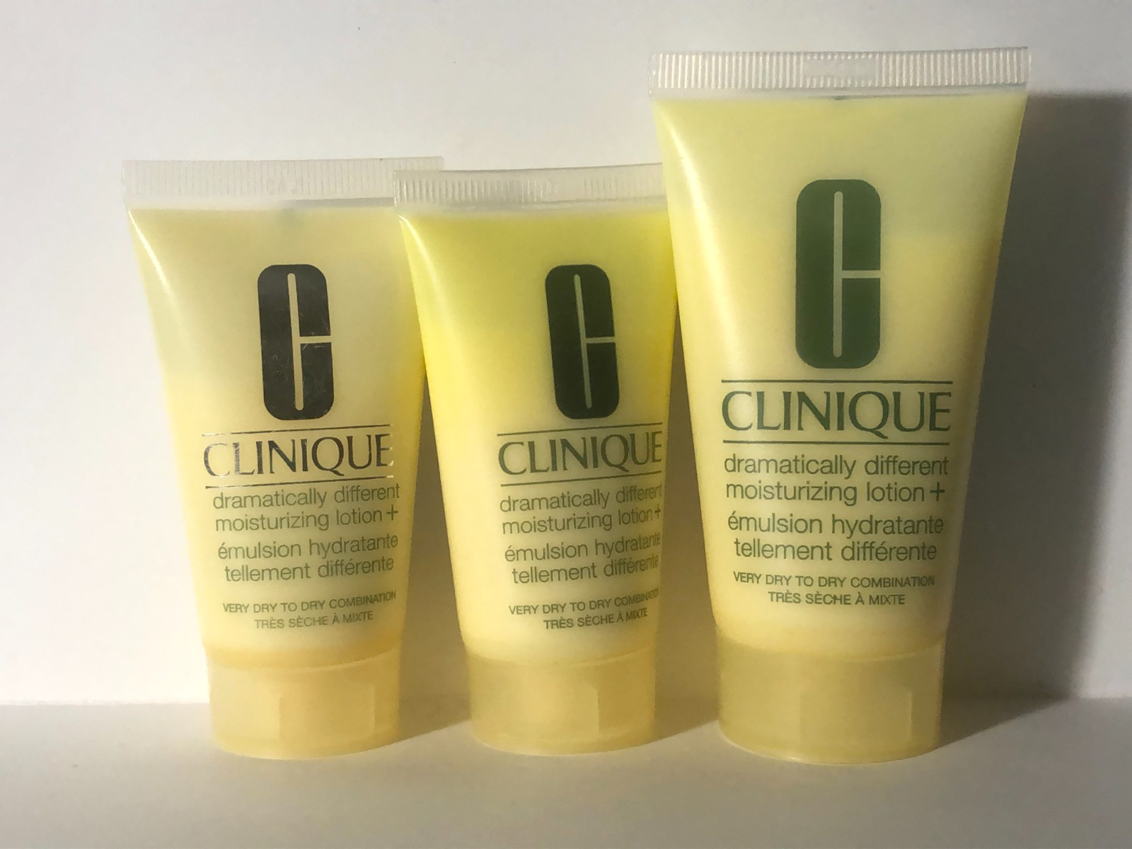 Clinique - Dramatically Different Moisturizing Lotion Lot of 3 - Dry Skin - NEW