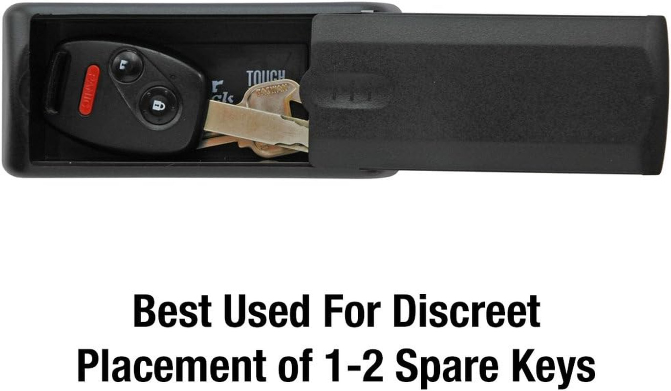 Magnetic Key Holder, 3 Pack, Black, 207EC3