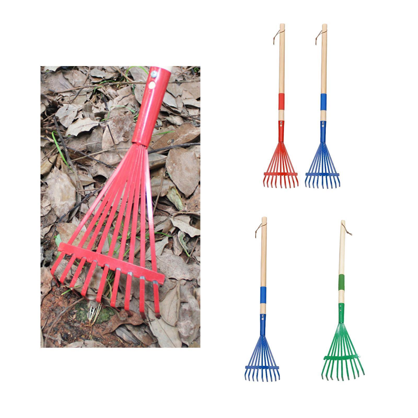 Leaf Rake Leaves Rakes for Gardening Garden Rake for Shrub Lawns Flower Beds