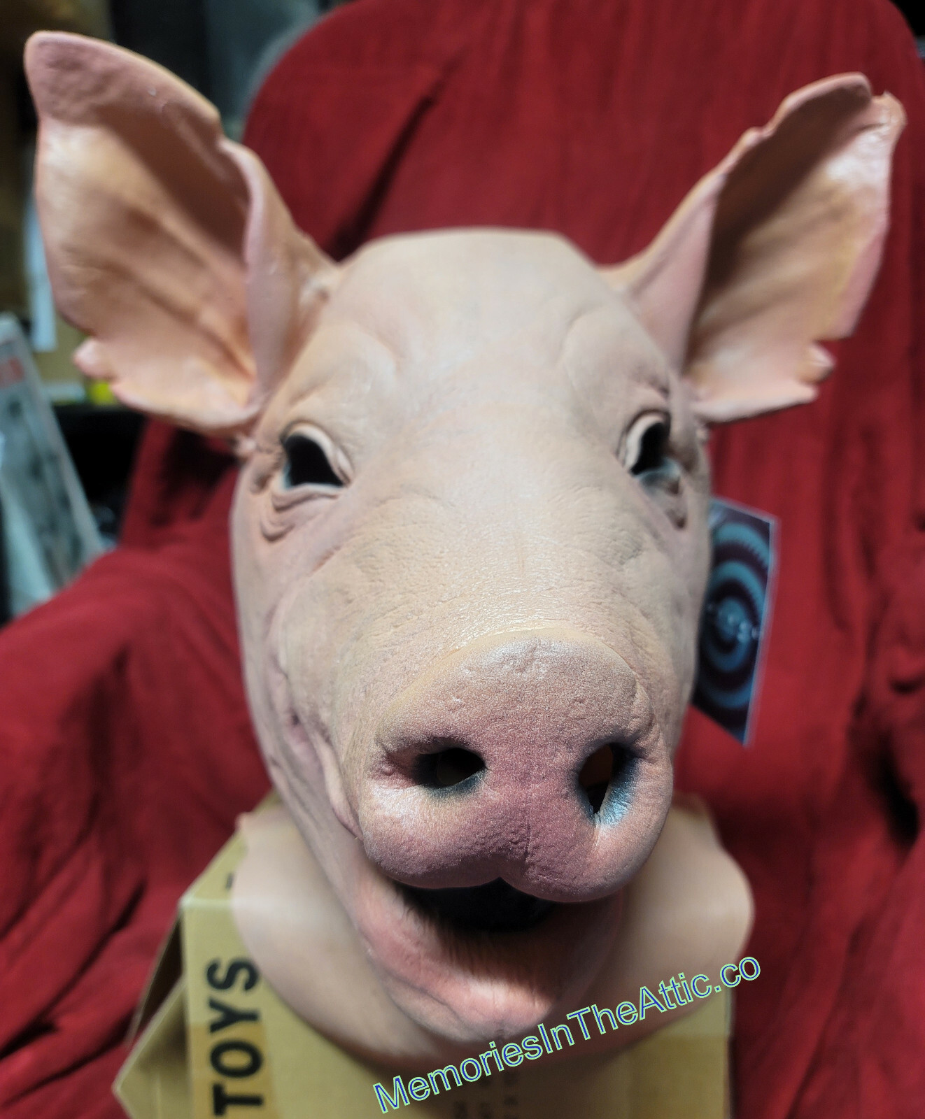 Trick Or Treat Studios Spiral From The Book Of Saw Movie Pig Latex Mask Horror