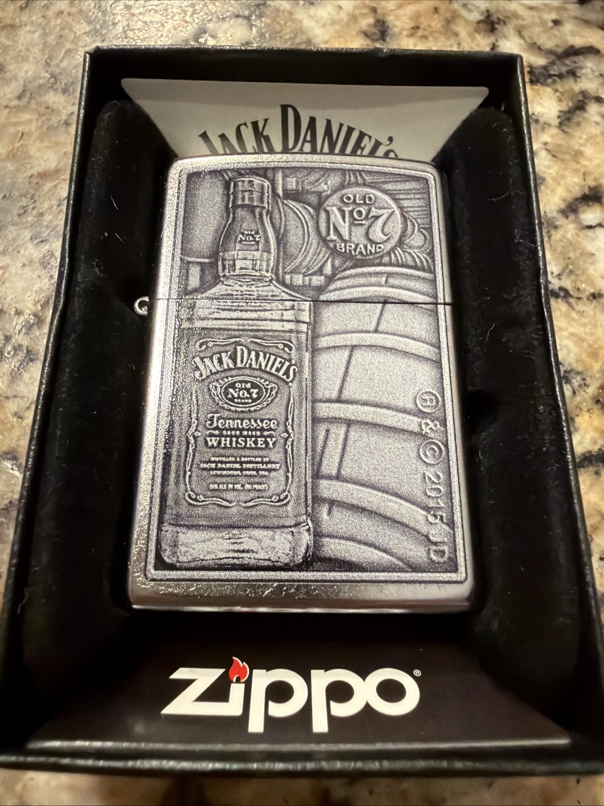Jack Daniel’s Zippo Lighter New In Box Sealed Unused