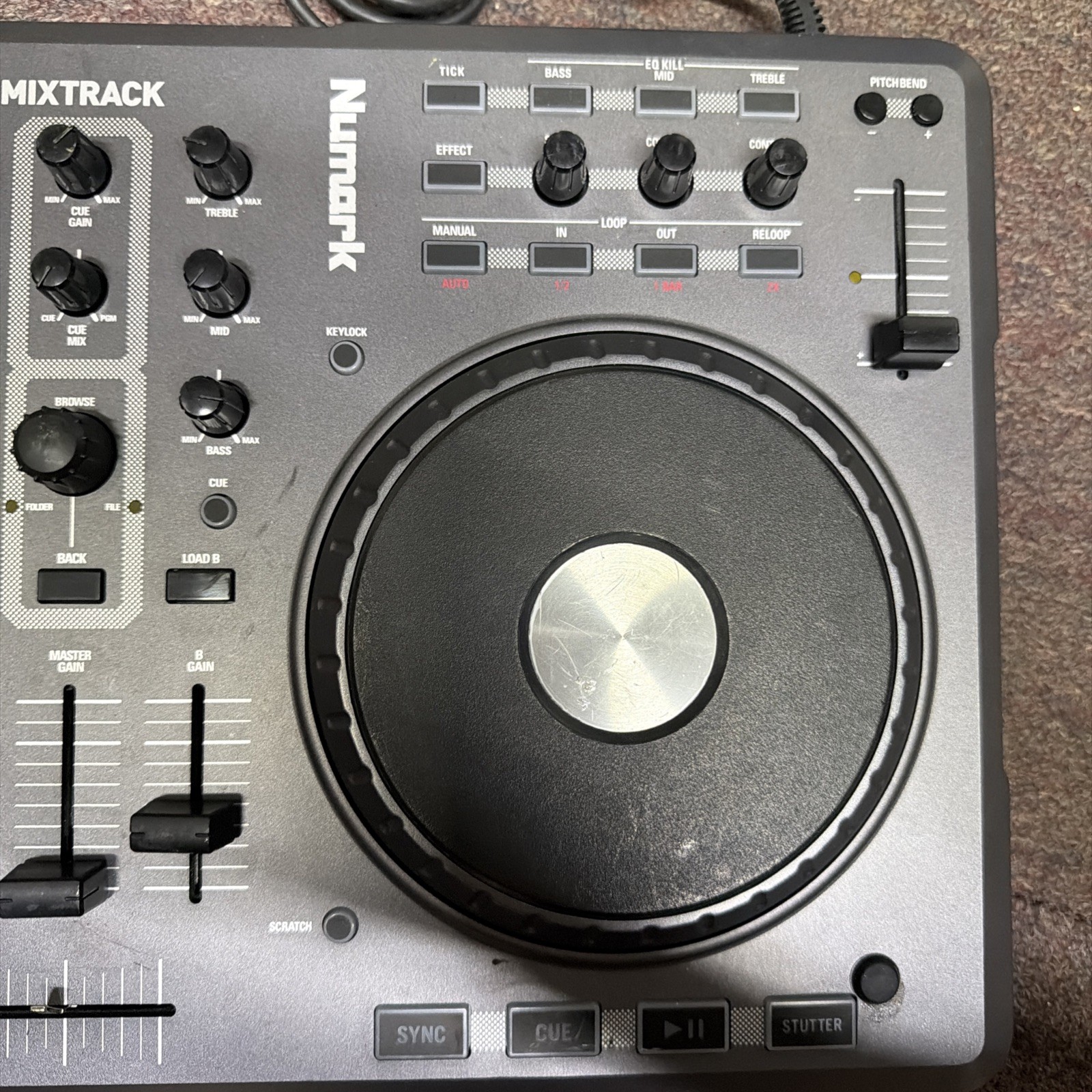 Numark Mixtrack USB DJ Controller Tested Working Original 1st Gen N382 2012