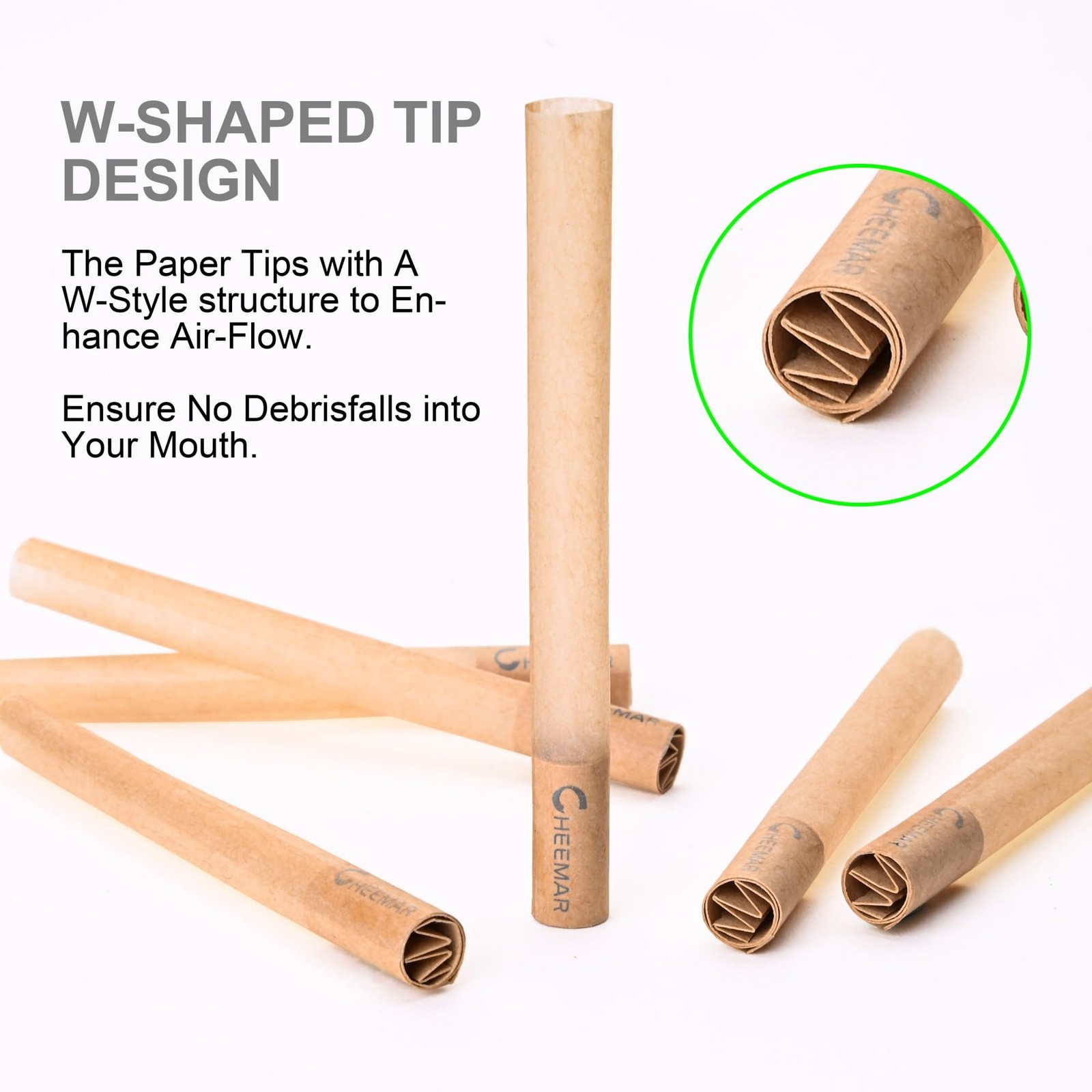Cigarette Rolling Machine + Cigarette Case + 20pcs Unbleached Filter Tubes, M...